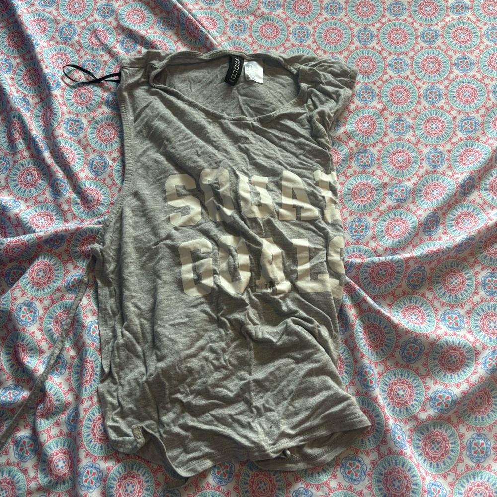 Divided Heather Gray Graphic Tee